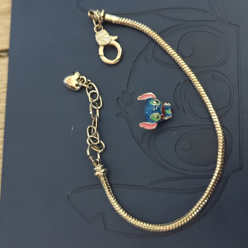 Lilo & Stitch Heart Lobster European Style Snake Chain Bracelets fit